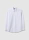 White Shirt with Classic Collar Slim Fit_4