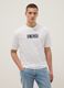 White pure cotton t-shirt regular fit with One Piece logo_0