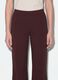 Brown pure cotton flared joggers_3