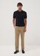 Beige pure cotton chino trousers_0