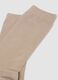 Beige gerippte Socken aus elastischer Viskose_1