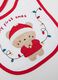 Newborn Christmas Bib in Multicolour Pure Cotton_2