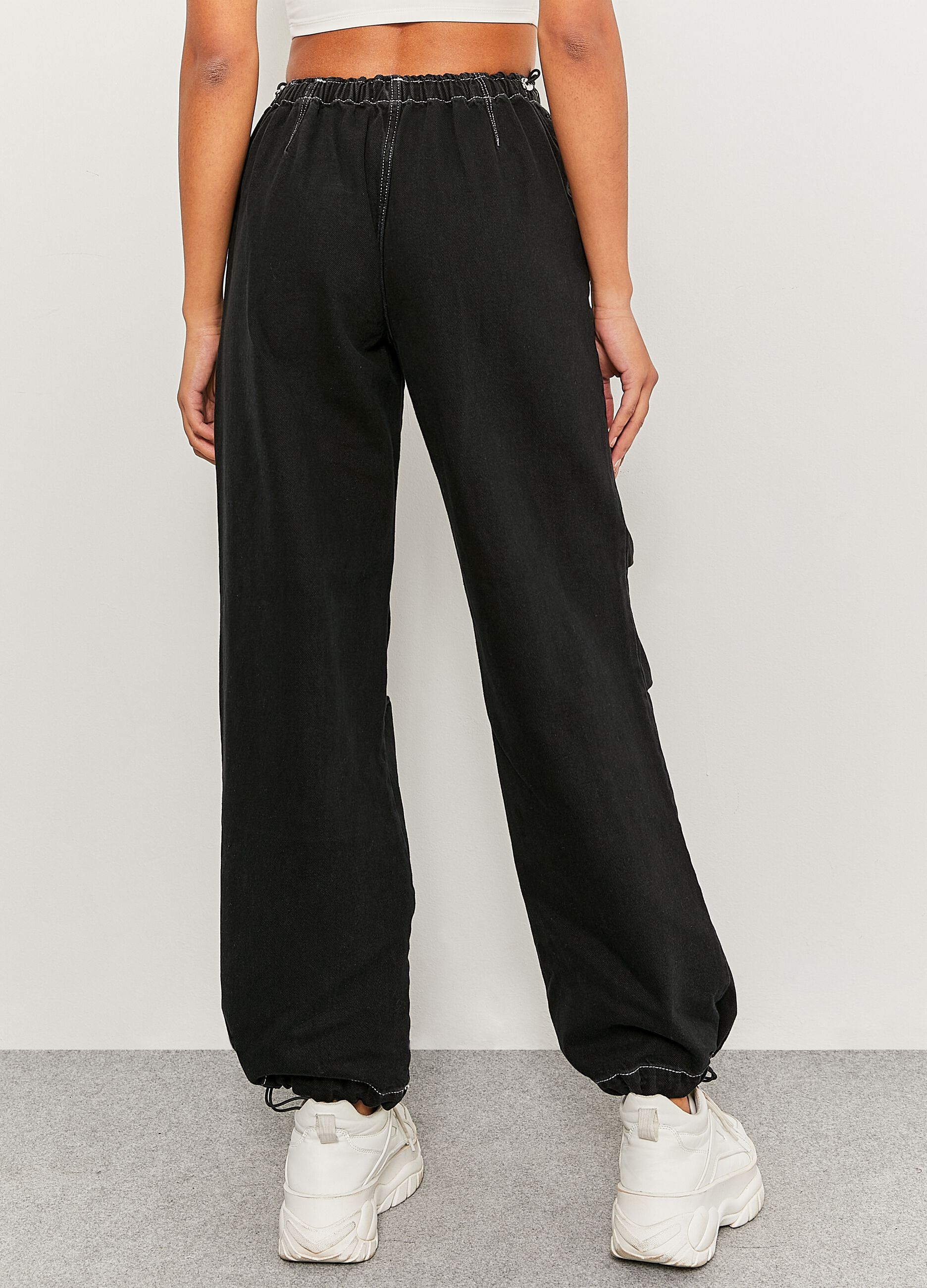 Parachute trousers in cotton_3