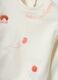 Weisses Sweatshirt aus Stretch-Baumwolle mit Stickerei f&uuml;r Baby-M&auml;dchen, Regular Fit_2