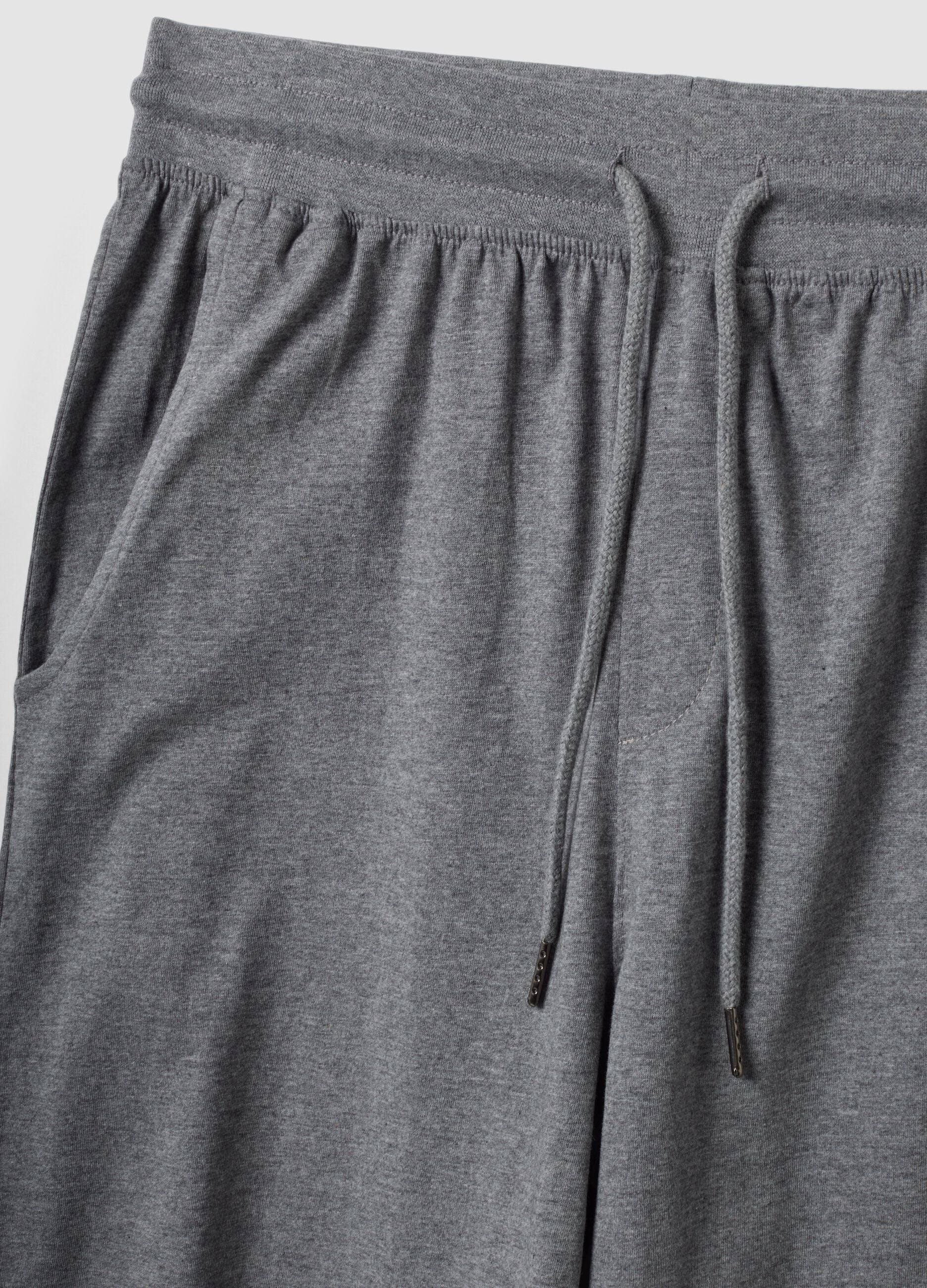 Grey organic cotton pyjama shorts