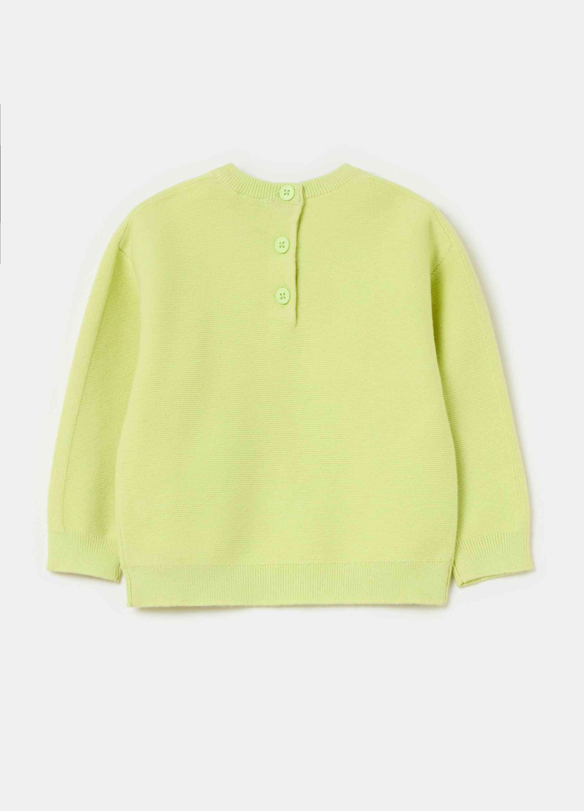 Cotton pullover with pocket