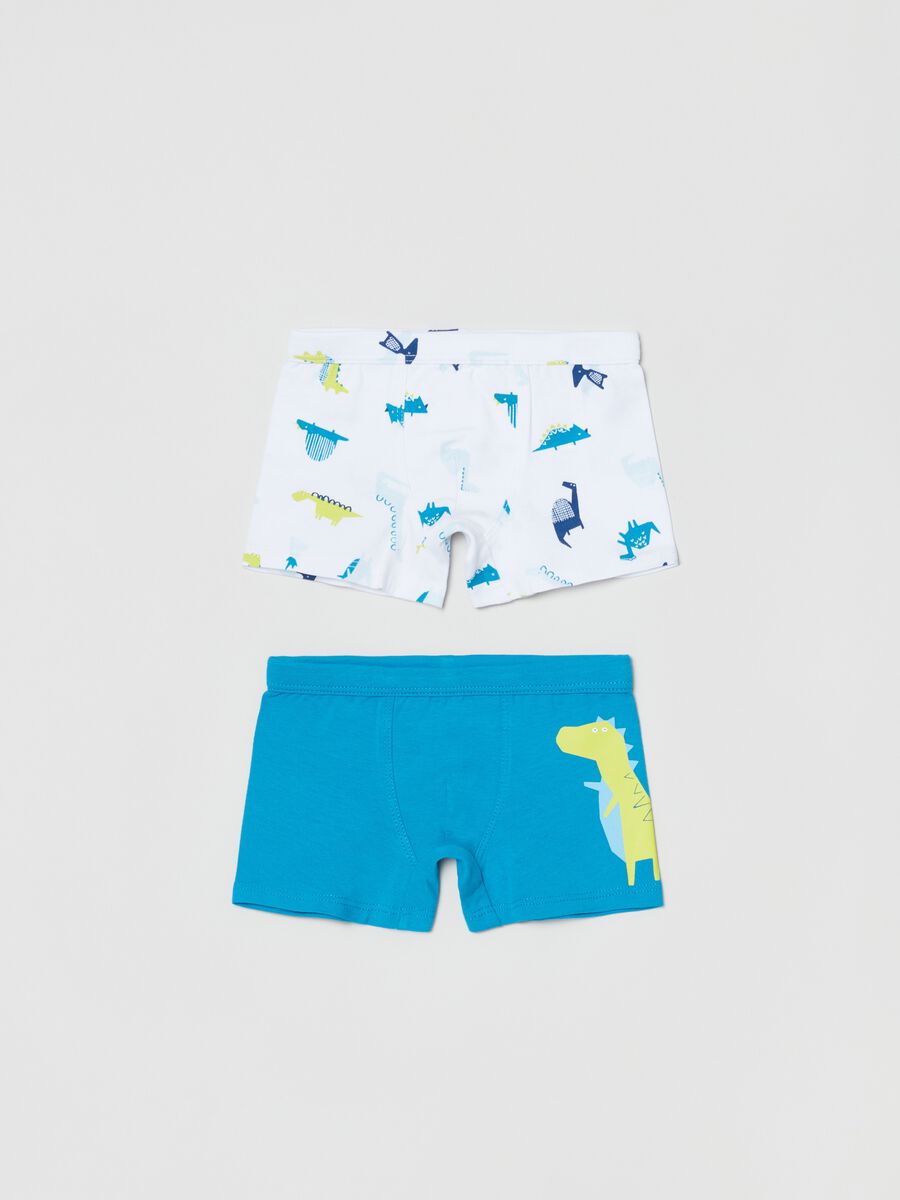 Two-pack boxers in stretch cotton_0