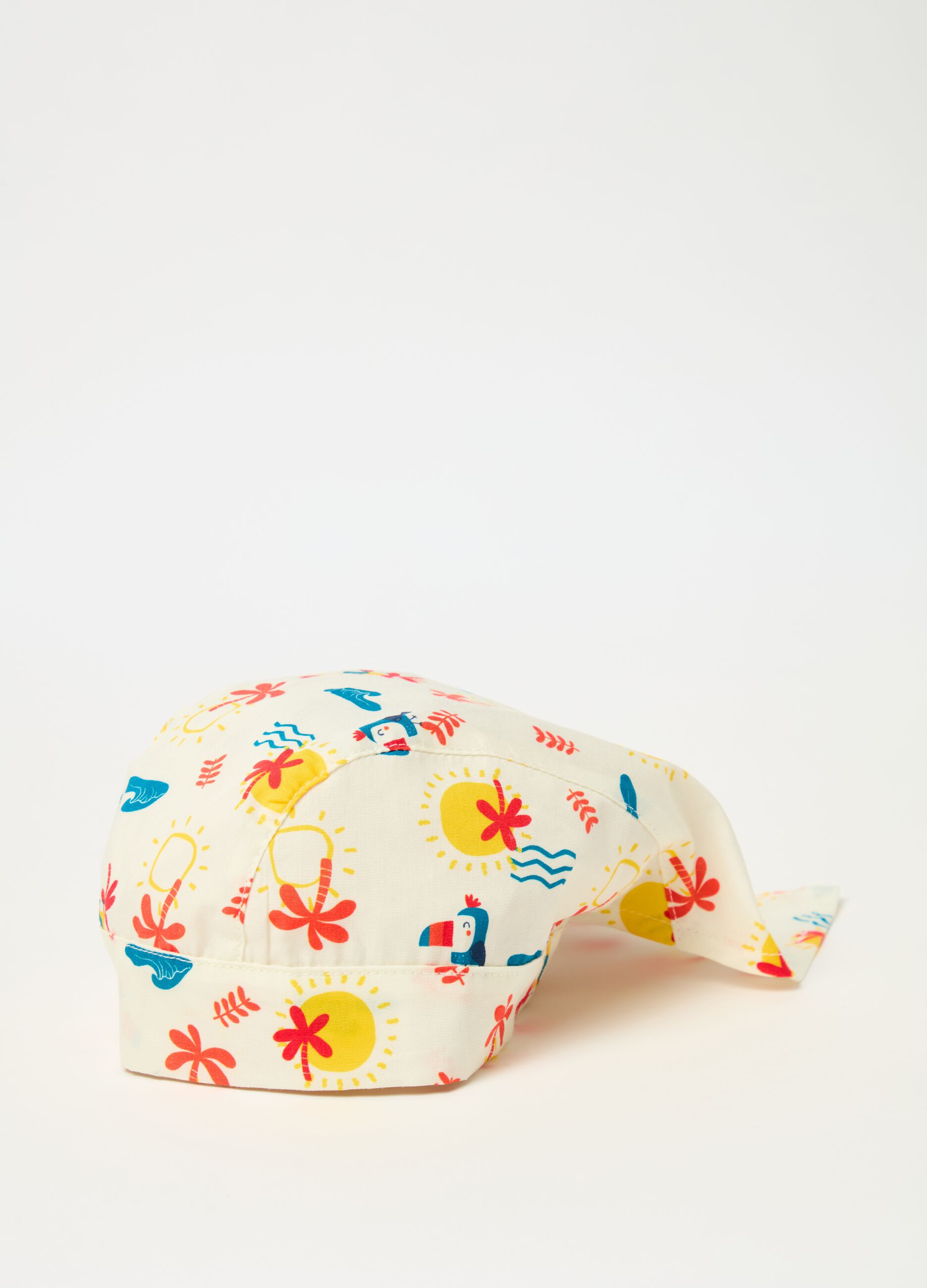 Cotton bandana hat with print