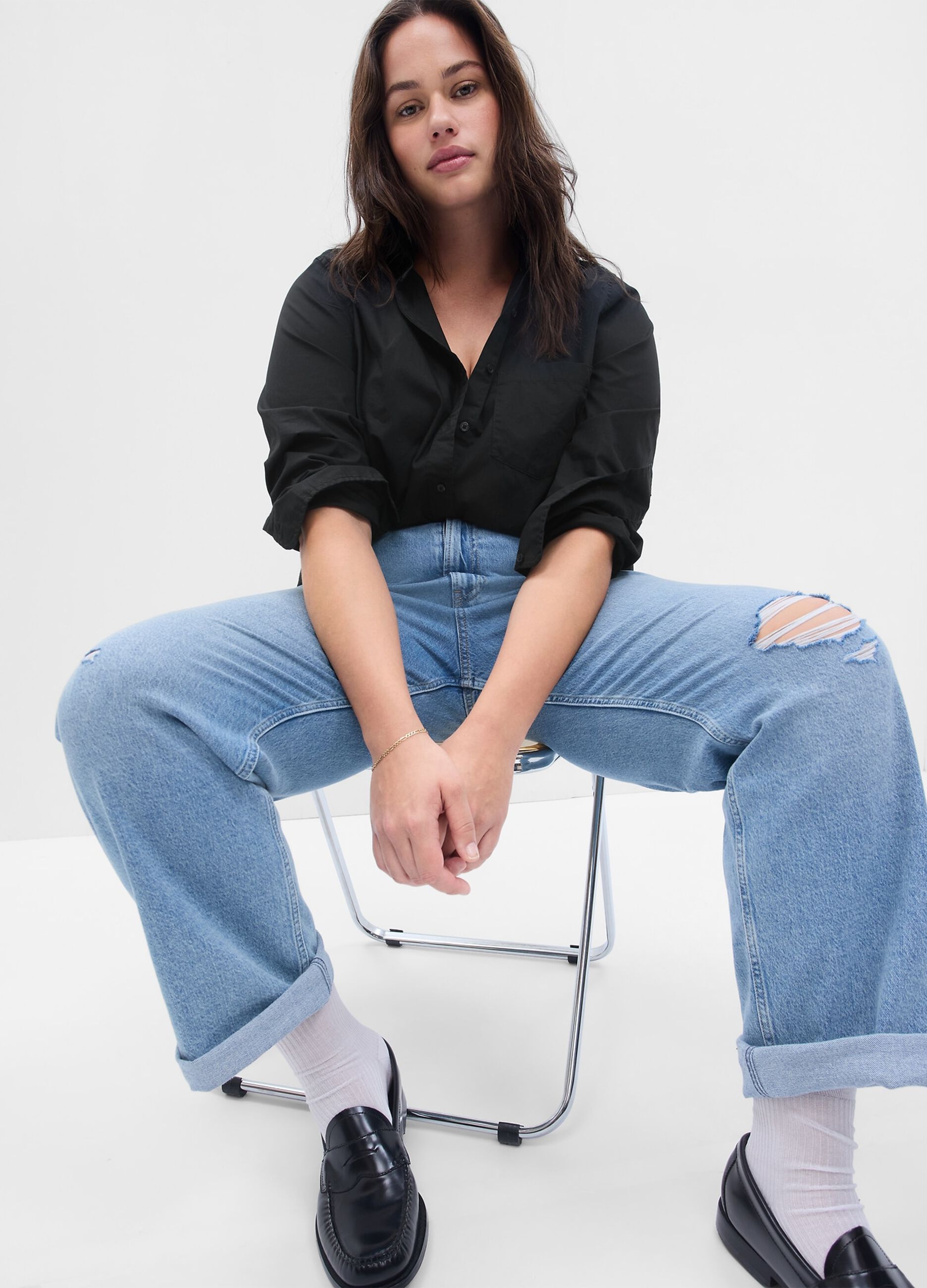 Cotton shirt with pocket