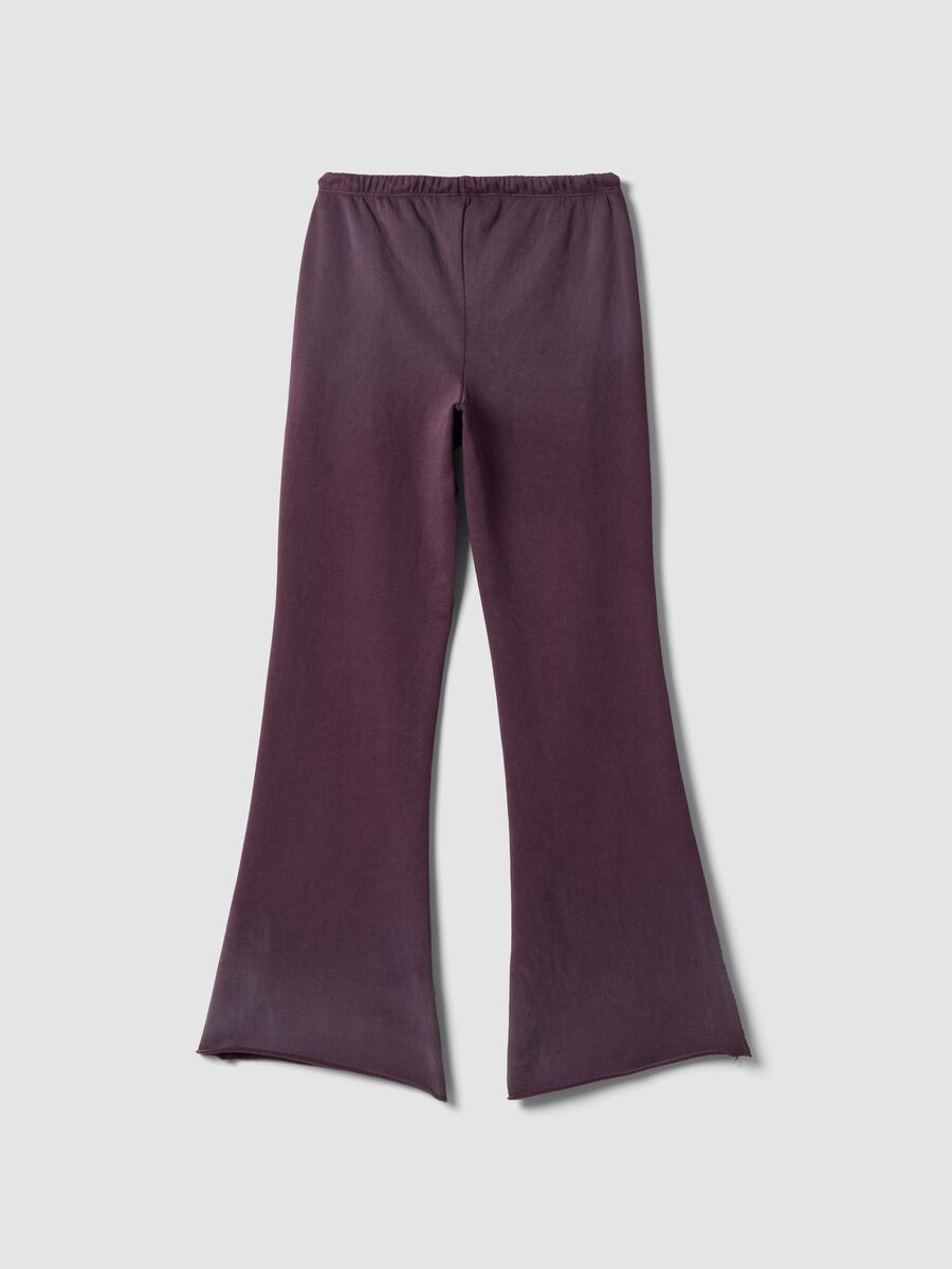 Sun-Faded Wine Flare Sweatpants_1