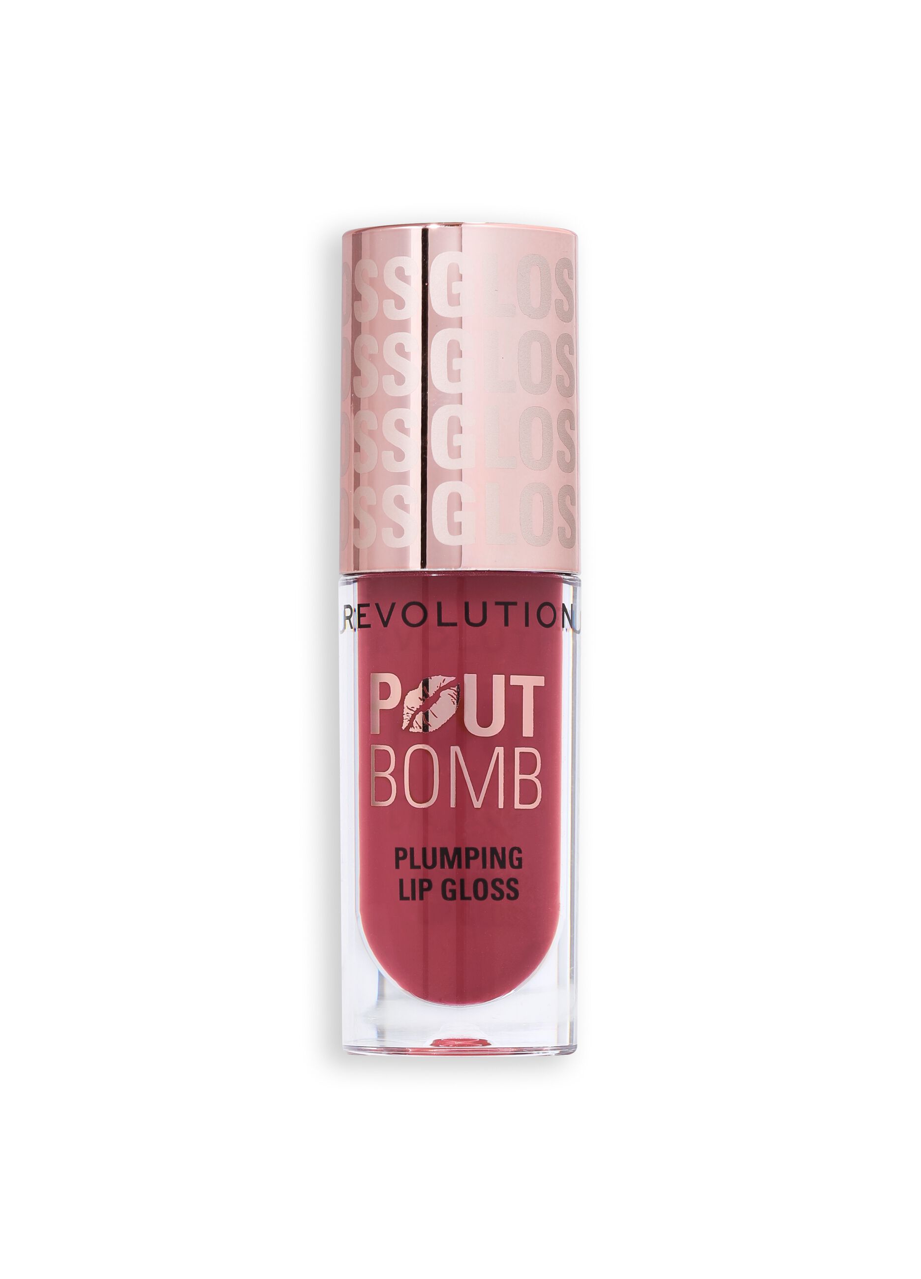 Revolution Pout Bomb Plumping Gloss Wild Mauve Pink