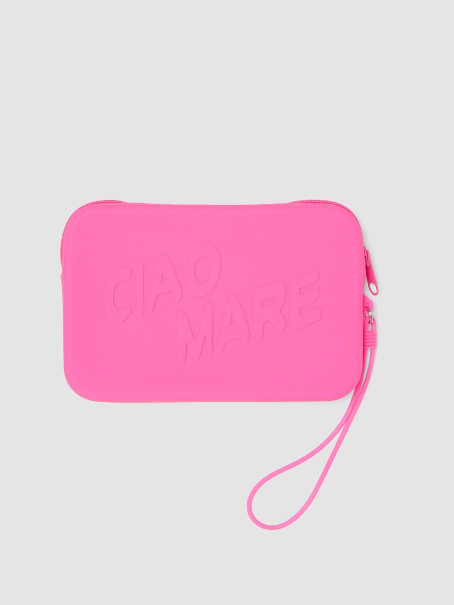 Pink wristlet pouch_0