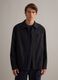 Black waterproof lightweight jacket regular fit_1
