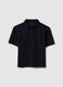 Black pure cotton polo regular fit_4
