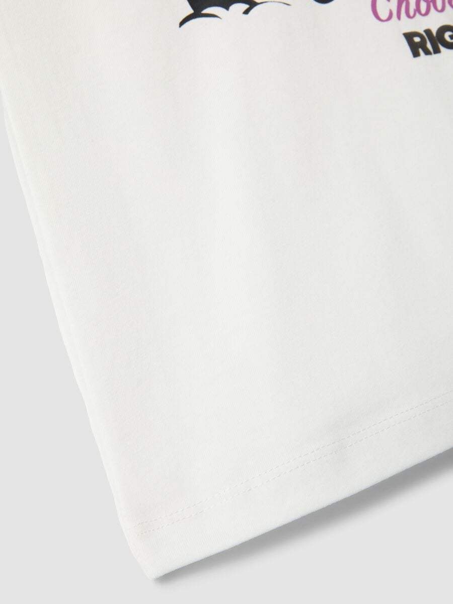 White pure cotton vest top with print_3