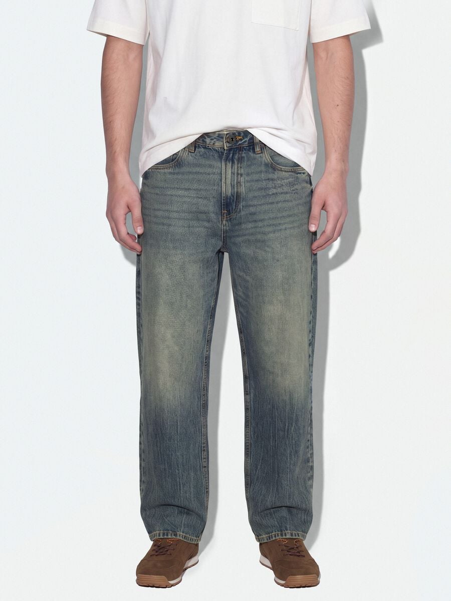 Pure cotton denim jeans &ndash; baggy fit_1