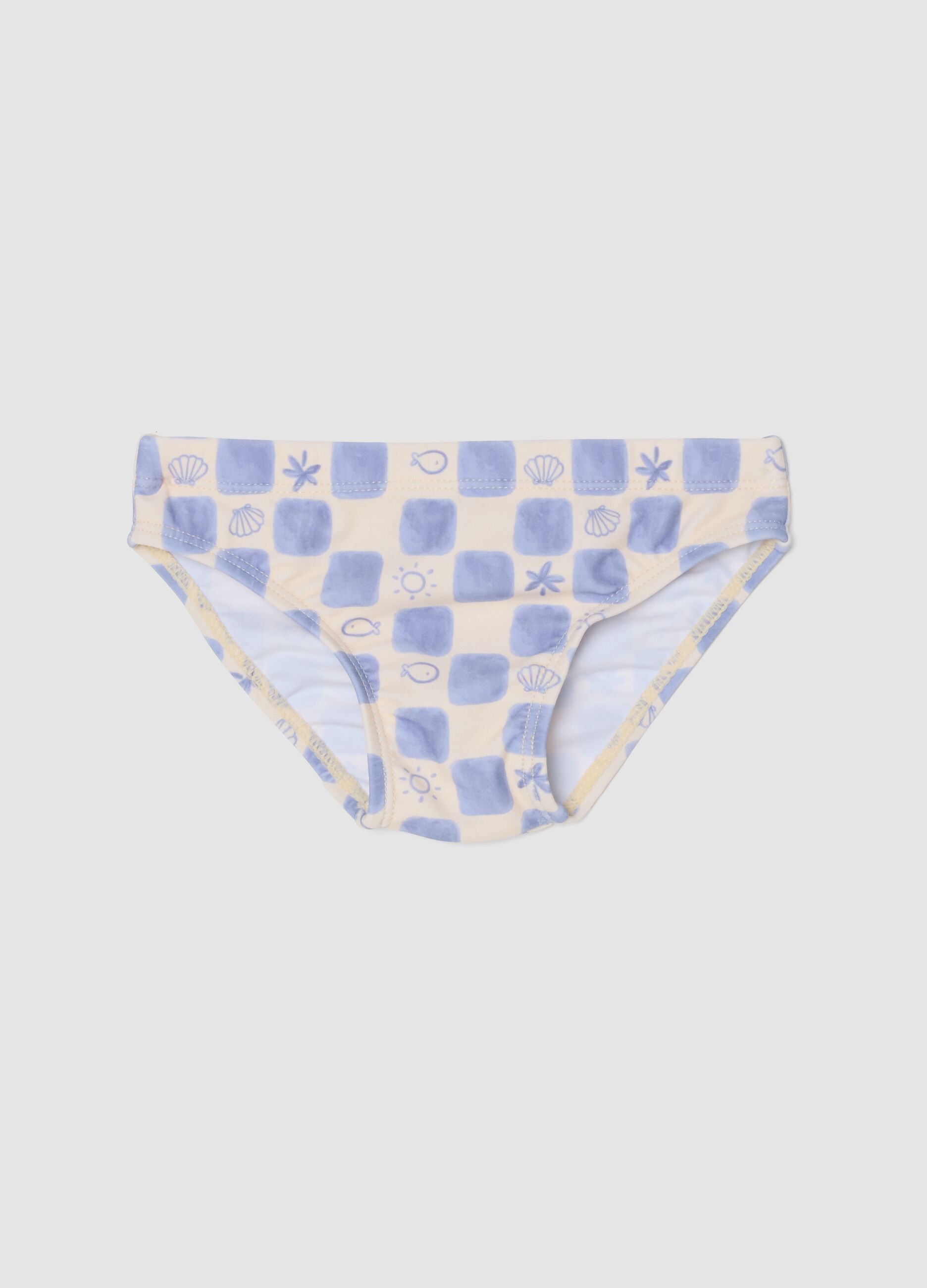 Pink Stretch Swim Briefs for Baby