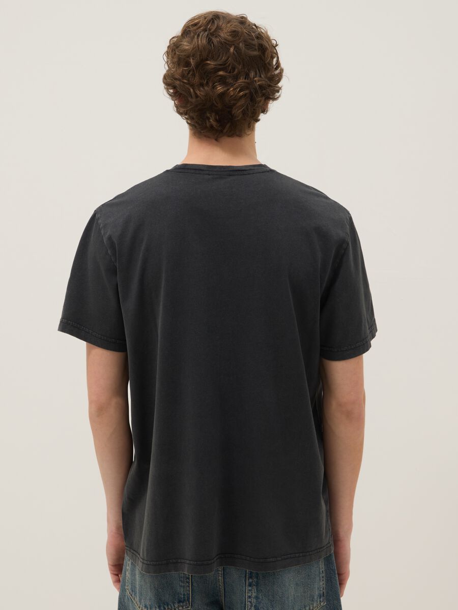 Black 2Pac print T-shirt in pure cotton, relaxed fit_3