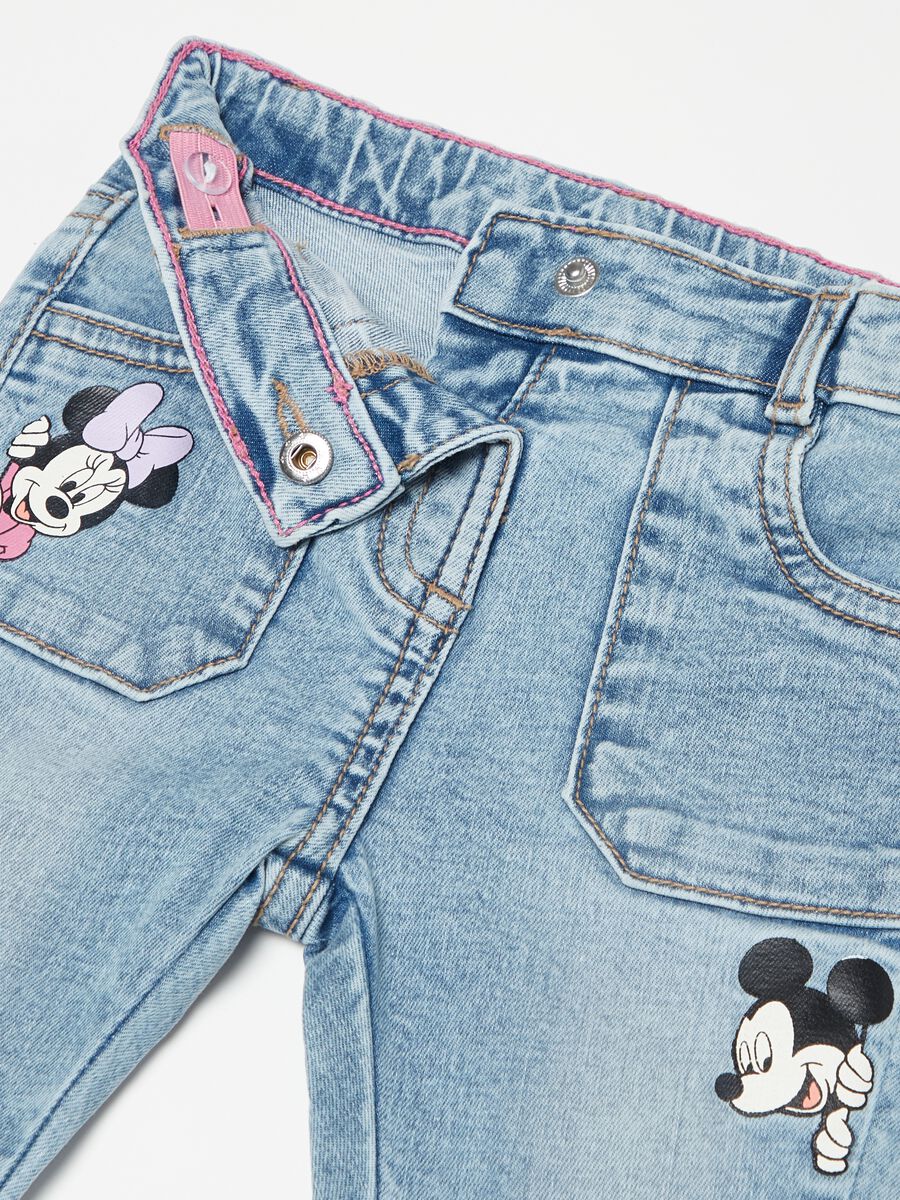 Jeans with Minnie and Mickey Mouse print_2
