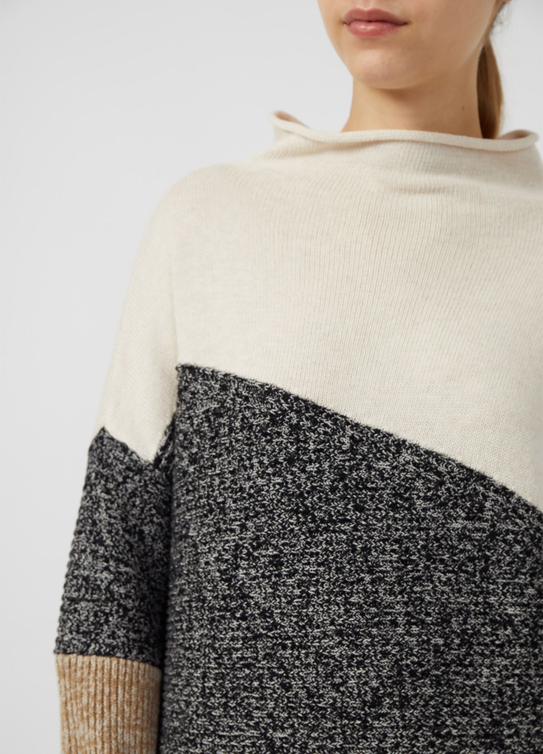 French Connection colour block oversized pullover