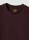 Brown organic cotton slim-fit short-sleeve T-shirt_6