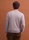 Beige pure merino wool crew-neck jumper, regular fit_3