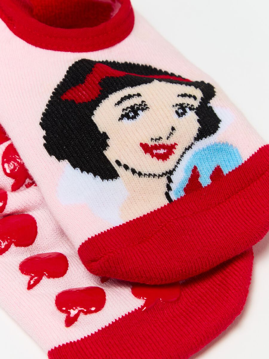 Snow White slipper socks in organic cotton_2