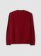 Roter Rundhalspullover aus Wollmix, Regular Fit_2