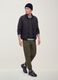 Gr&uuml;ne Slim-Fit-Cargohose aus Stretch-Baumwolle_4