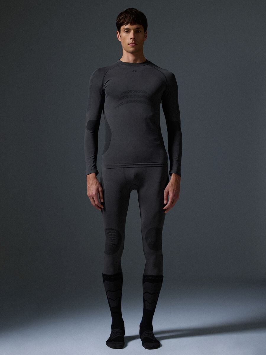 ALTAVIA WITH DEBORAH COMPAGNONI Seamless Thermal Leggings, 2-Way Stretch_0