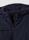Giubbotto blu navy imbottito con cappuccio e zip per bambino_2