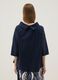 Blue stretch cotton top_3