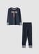Blue organic cotton Spider-Man print pyjamas for boys_0