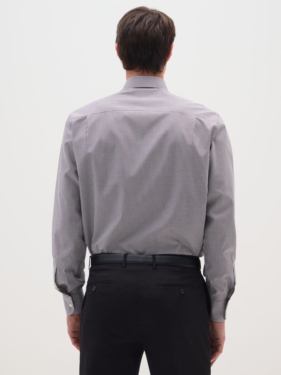 Multicolour checked shirt in pure cotton regular fit_1