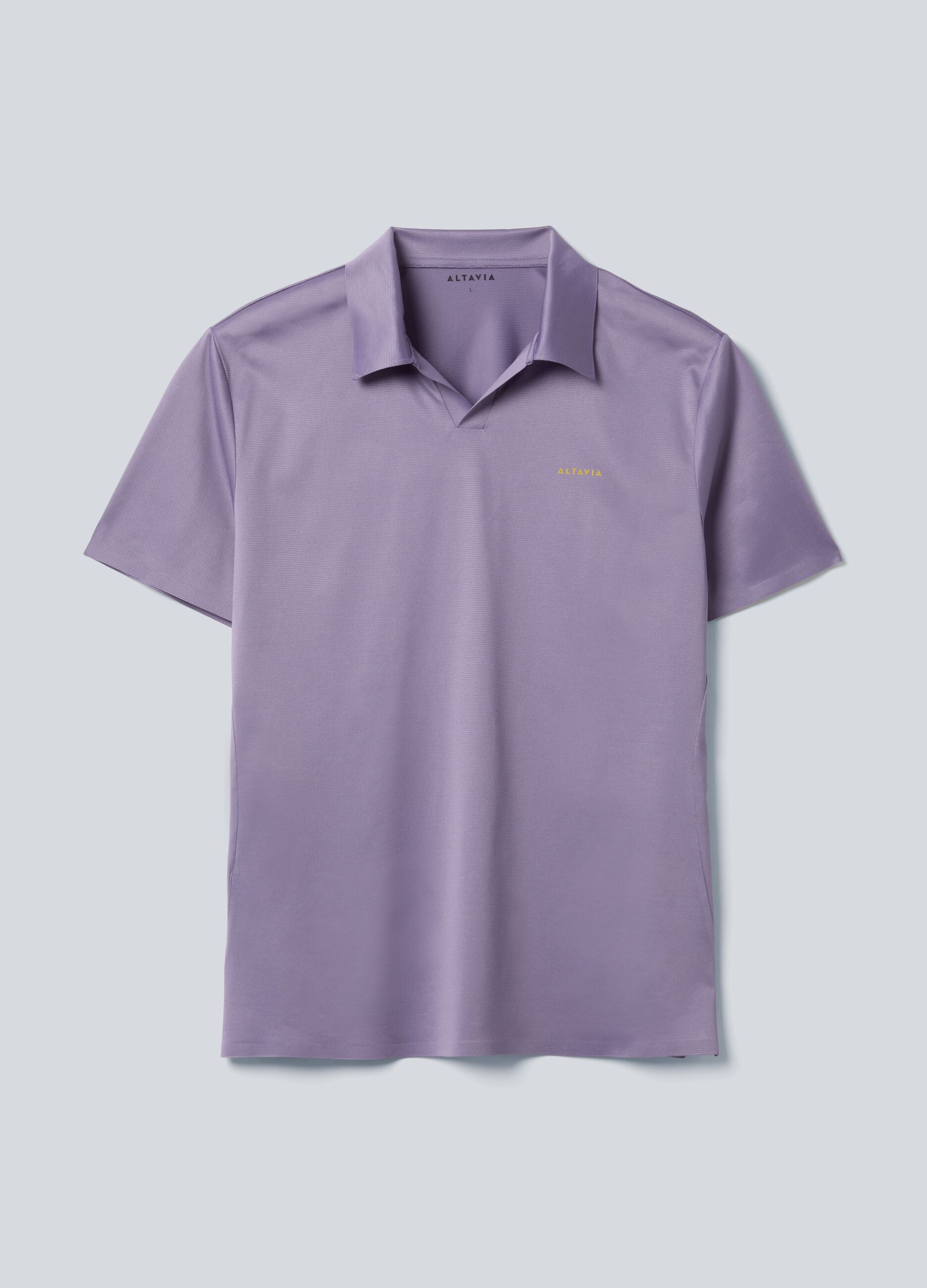 Purple ALTAVIA COURT sports polo in stretch fabric