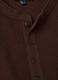 Maglia marrone chiaro girocollo in puro cotone over fit_1