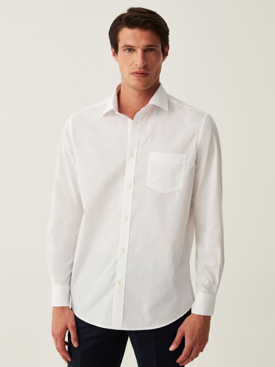 Regular-fit shirt with pocket_0