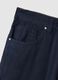 Slim Fit Stretch Cotton Blue Trousers_1
