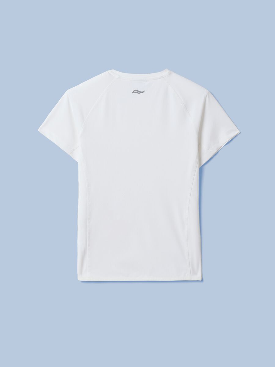 Wei&szlig;es technisches Stretch-T-Shirt ALTAVIA SAILING_5