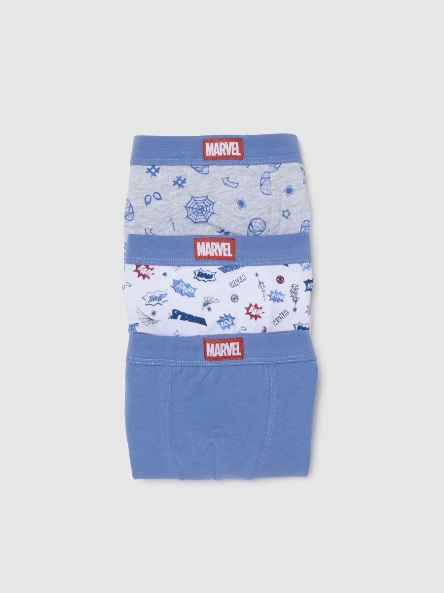 Children's multicolor cotton blend regular fit boxer tripack_3