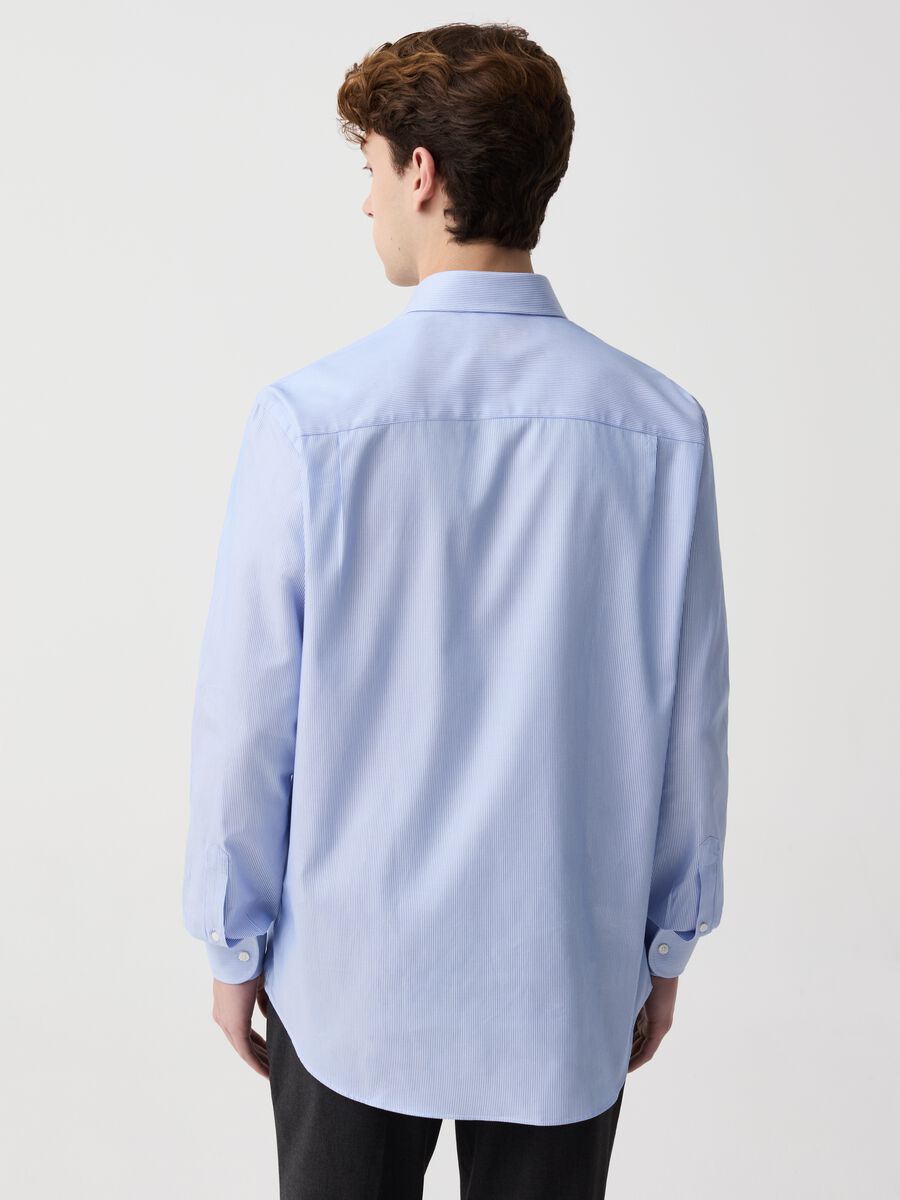 Camisa regular fit de algodón doble torsión_1