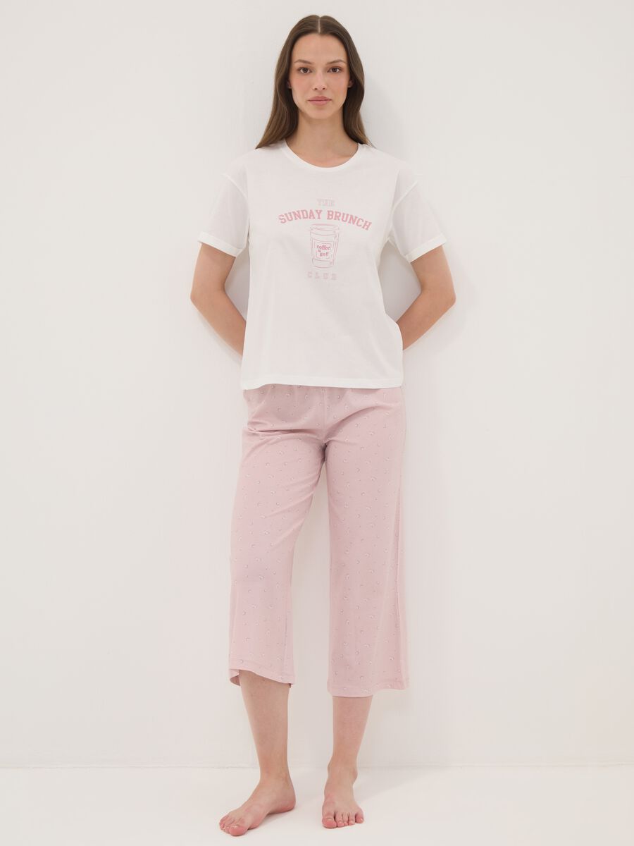 Pink organic cotton pyjama trousers_0
