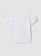 White short-sleeved stretch-cotton T-shirt_1