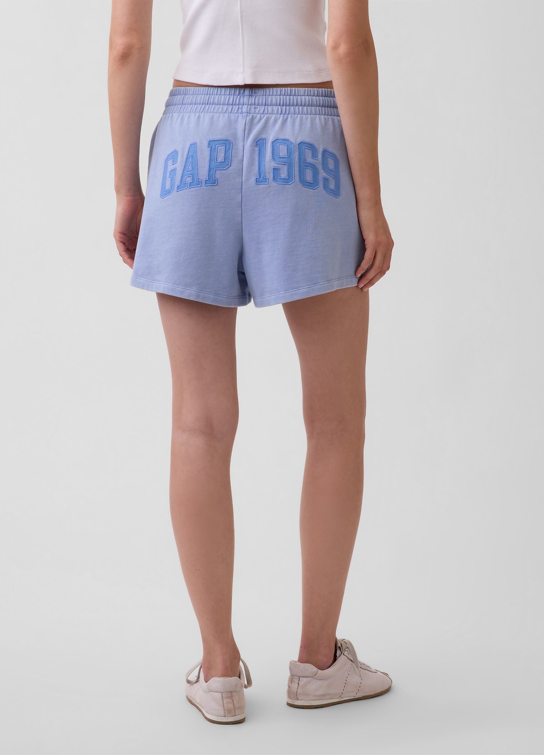 Shorts aus Baumwollmischung