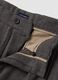 Grey wool and viscose blend formal carrot-fit trousers_1