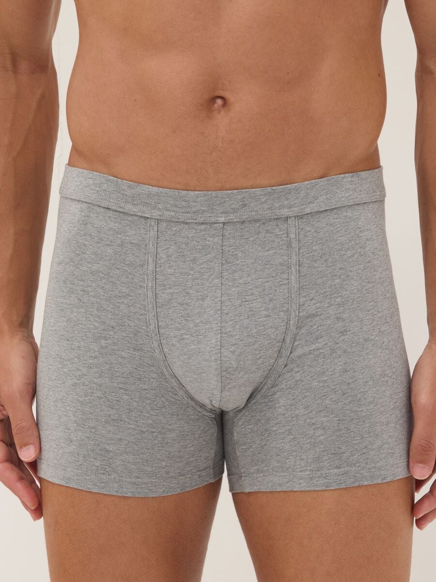 2-pack of grey stretch Supima cotton boxers_1