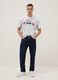 Short sleeve pure cotton white regular fit Red Bulls T-shirt_0