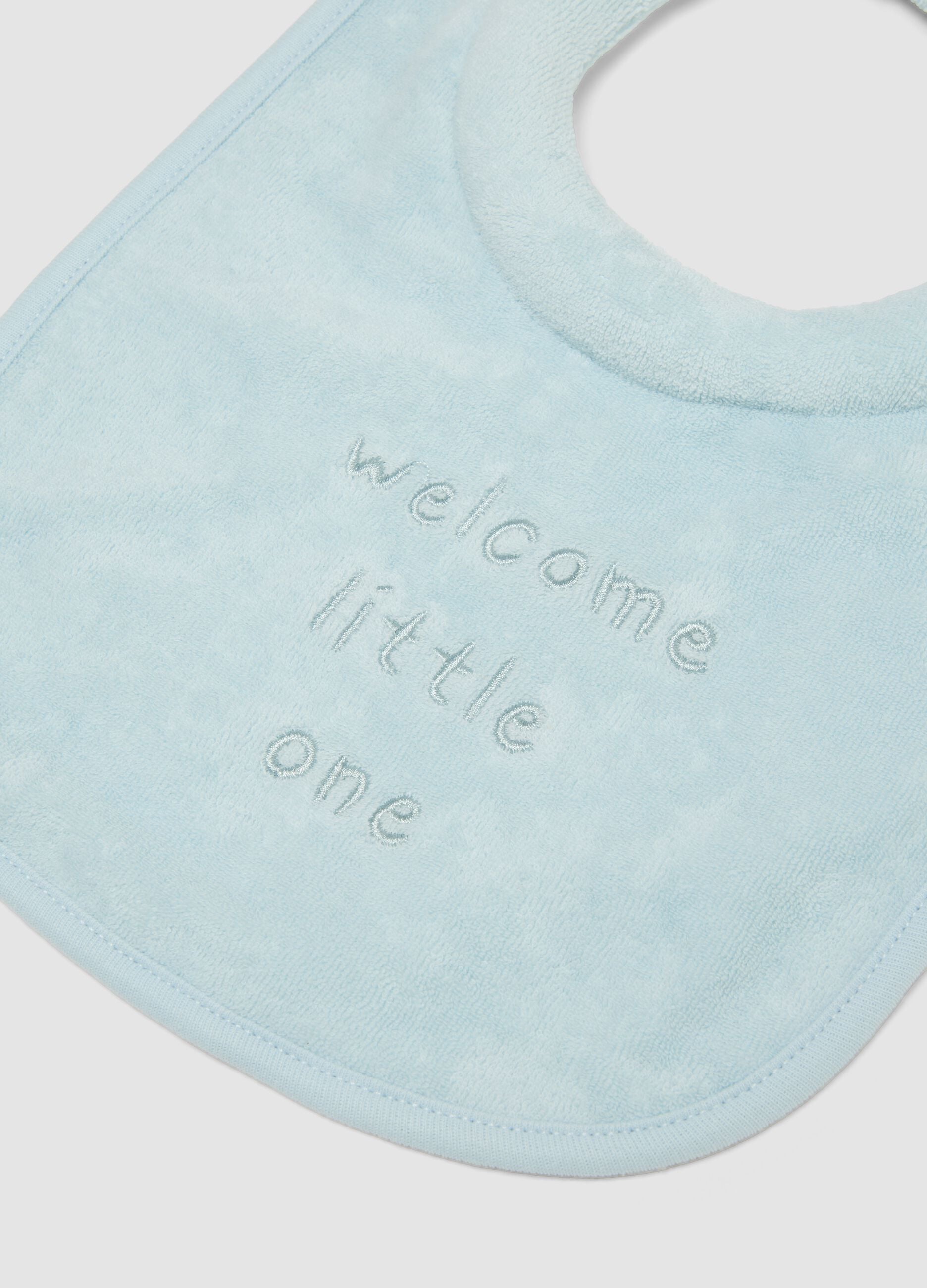 2er-Pack Baby-L&auml;tzchen in Blau und Weiss aus Bio-Baumwolle
