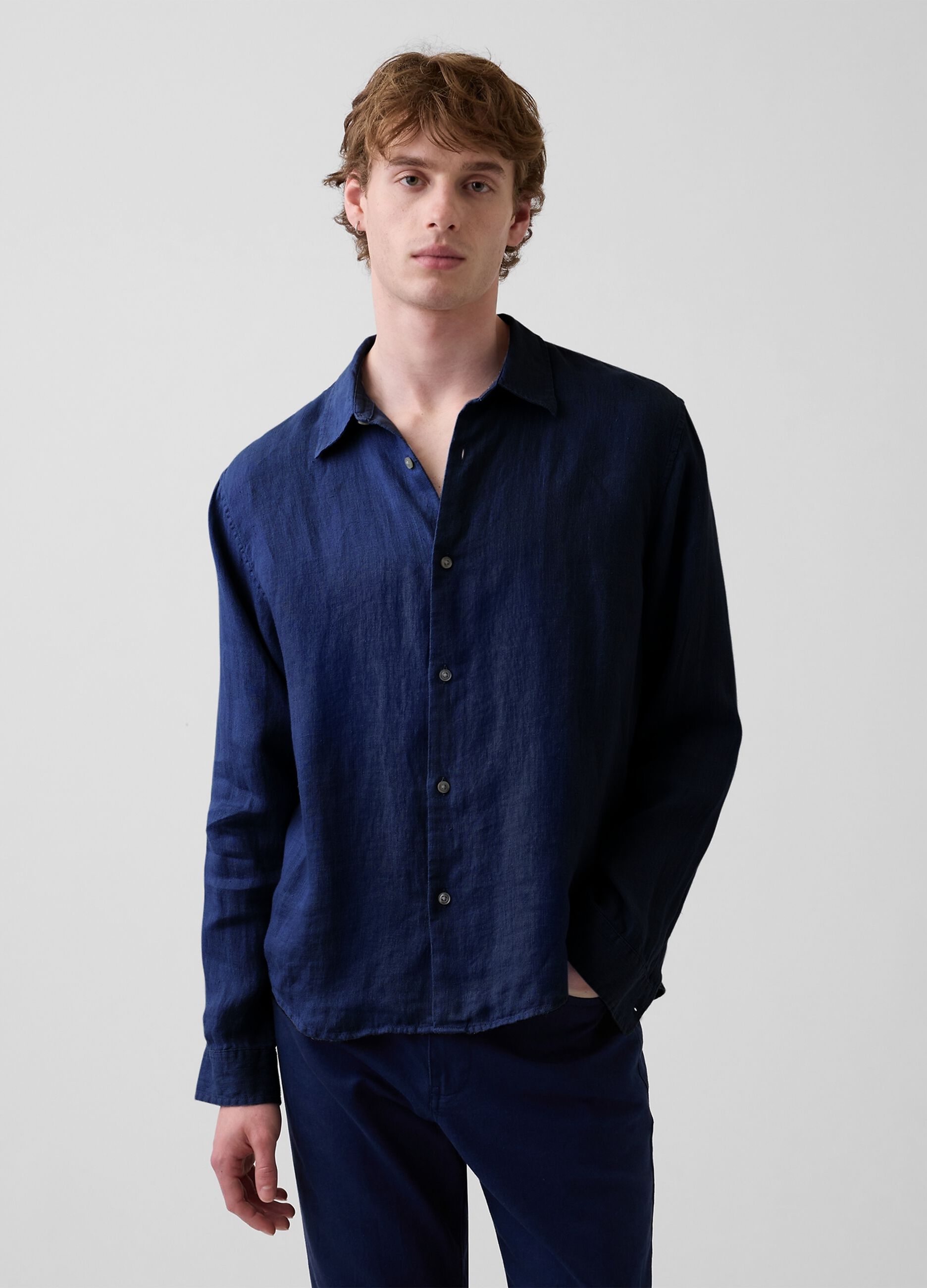 Pure linen shirt