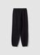 Jogger negro de puro algod&oacute;n org&aacute;nico_2